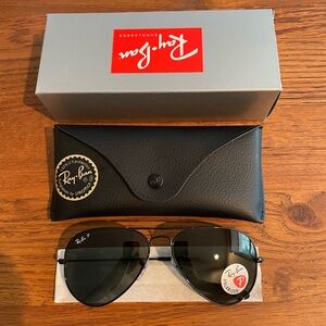 Brand New Ray-Ban Aviator Polarized Sunglasses!